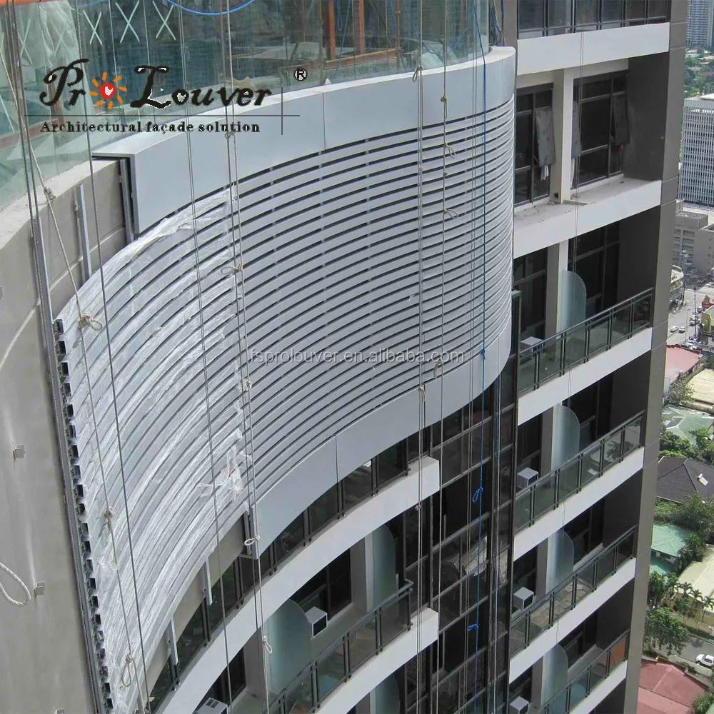 exterior decorative building facades,aluminum sun louver - buy exterior decorative building facades,aluminum sun louver - buy