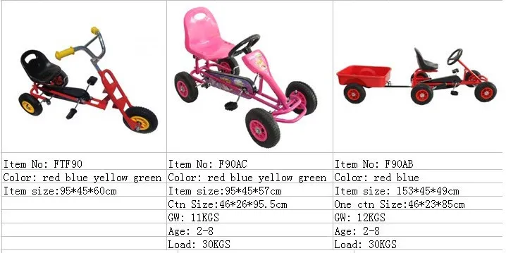 2 seat cheap go karts for sale/two person pedal car for adults
