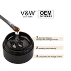 UV/LED curable gel polish glue for nail accessory OEM Cosmetics Factory Free Samples Gel