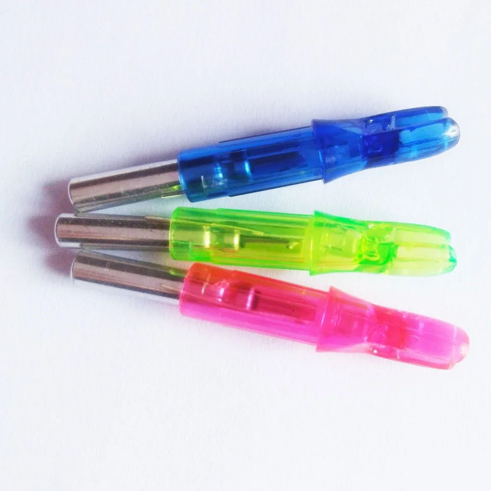 6pcs bow and arrow hunting Luminous arrow tail 3.0mm of length arrow tail free shiping The inner diameter of 6.2