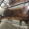 luxury dining table american black walnut slab + impoted epoxy resin design table custom-made order