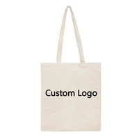 custom cheap promotion cotton canvas shopping tote bag with your