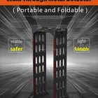 Portable walk through metal detector