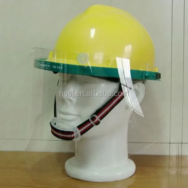 oem mz-18 face shield and bracke with hard hat meets en 166