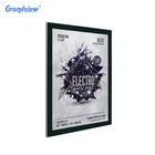 Large cinema color matching advertising LED magnetic panel light box with led panne light box of suction cup opening