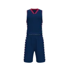 High quality sublimated basketball uniforms wholesale blank Reversible basketball jersey