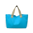 Women Neoprene Beach Shopping Tote Bag With Zipper