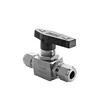 6000PSI Stainless Steel 316 Forged Threaded Double Ferrule Ball Valve