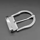custom silver 316 stainless steel metal men belt buckle