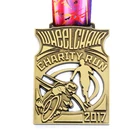 Wholesale Custom Die Struck Old Casting Gold Running Sport Medallions
