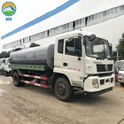 15000 litres water flushing stainless steel water tank truck