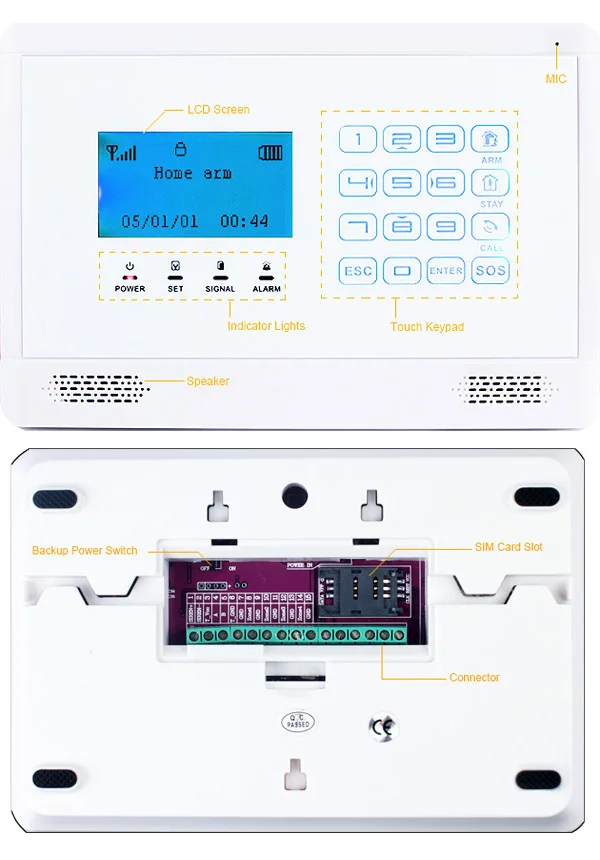 GSM alarm system for home security protection