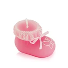 Flameless Baby Favor Birthday Party Decoration Baby Shower Favor Candle Gift--Baby Shoes Shape Craft Candle
