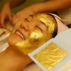 24 k Gold Leaf facial Gold foil paper sheet for SPA Facial Mask Anti Aging Anti Wrinkle 4.33x4.33 cm