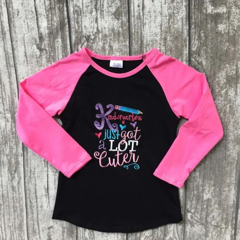baby girls cotton raglans girls kindergarden just got a lot cutei raglans baby girls back to school cotton raglans