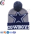 Chengxing custom cheap hat unisex fashion winter color jacquard knitted warm ski beanie hat winter cap for men