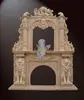 Antique Marble Fireplace ,Stone Fireplace,Marble Mantel