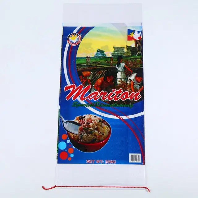 Top quality 25kg 50kg pp woven rice bag 50kg bag of rice