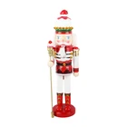 Festival gift home decoration christmas soldier statue wooden handmade nutcracker crafts