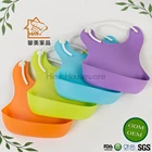 HIMI BPA free silicone bandana bibs waterproof silicone baby bib with catcher