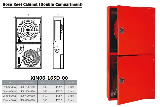 Fire Protection Equipment Double Baffle Hydrant Box Fire Protection Equipment Double Baffle Hydrant Box