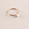 Wholesale Europe New Mini Plate Cowrie Shell Rose Gold Rings Design For Women