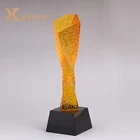 Wholesale Custom Personalized Souvenirs Polished Crystal Award Trophy For Company Team