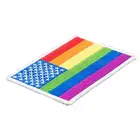 Custom Embroidery Rainbow Gay Rights American Flag Patch