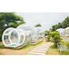 Hot welding or sewing inflatable sphere tent