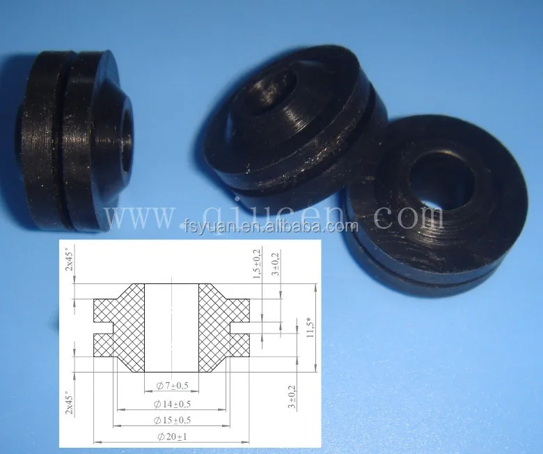 Square Epdm Cable Grommet Waterproof Push In Grommets Rubber Pipe