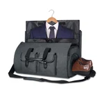 China Supplier Waterproof Carry-on Travel Weekend Garment Suit Bag with Shoe Pouch