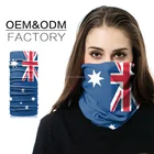 custom printing biker sport polyester ameriocan country flag bandana