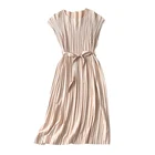 2019 new model fashion sleeveless summer woman long dress