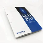 184 pages A4 210*297mm perfect glue binding product catalog printing with thin inside paper printing in shanghai