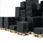 New 100% lldpe raw material black pallet wrap stretch film