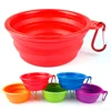 Gold Supplier China foldable silicone pet bowls With Hook