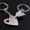 Popular Valentines Gift fashion jewelry heart and arrow keychain manufacturers in china