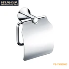 Wall Mounted Chrome Copper Bathroom Lavatory round Toilet Paper