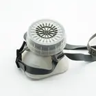 Realistic woman eye face breast rubber gas protective realistic silicone mask applicator