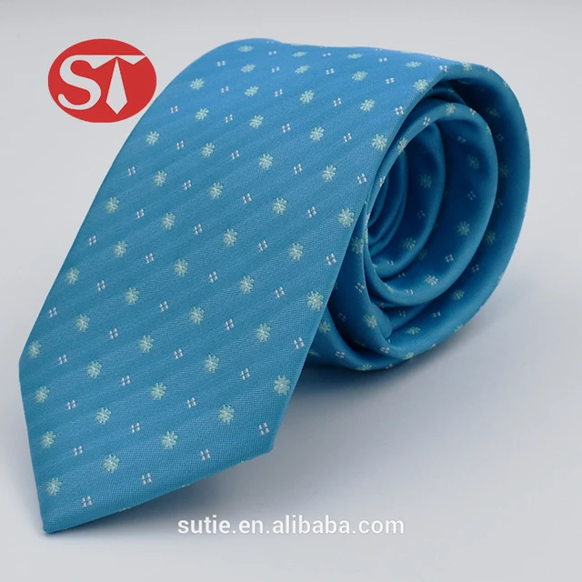 supplier custom hand made jacquard woven silk floral tie for men