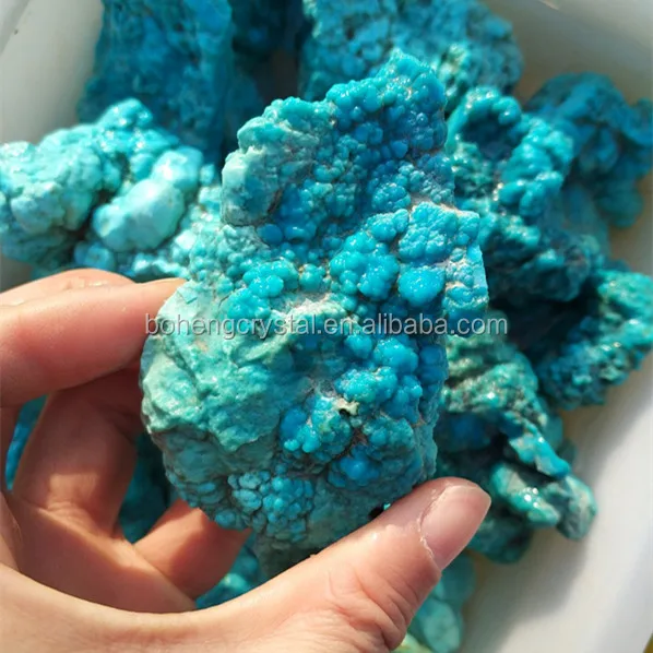 wholesale natural raw blue turquoise stone rough for jewelry