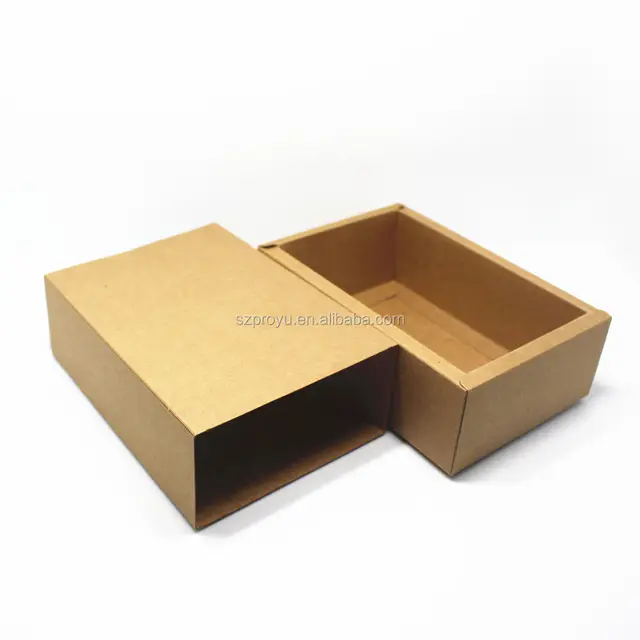 jewelry packing gift food party gift boxes brown drawer kraft