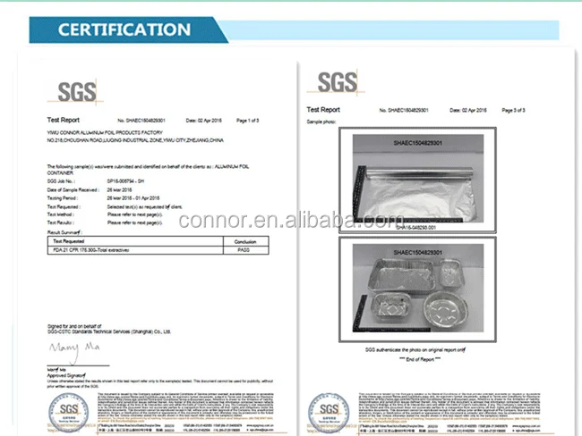 One Time Use Pop-Up Aluminum Foil For Baking
