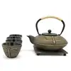 Wholesale Antique Enamel Mini Cast Iron Tea Pot Set