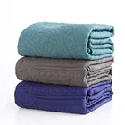 American style 100% polyester jacquard mink moving throw blanket