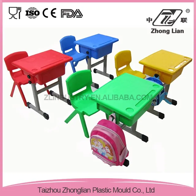 Writing school home adjustable children plastic desk