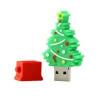 Best Gifts pvc usb christmas tree cartoon usb flash drive for Christmas