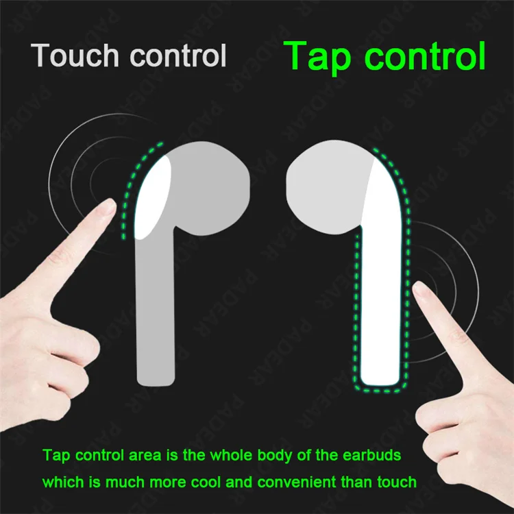 Newest TWS I100 I200 Twins True Wireless 5.0 Touch Control Bluetooth Earphones Earbuds with Pop up Wireless Charging - ANKUX.COM