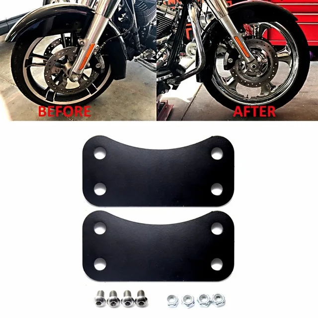 Matte-Black-Fender-Lift-Brackets-For-Harley-14-18-Touring-Road-King-Street-Glide-21-Wheel.jpg_640x640