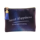 latest design PU leather ladies women clutch purse coin bag